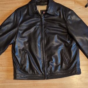 Men's Black Leather Jacket